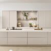 Nobilia Cadra Designküche mit Insel Sand